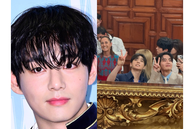 イメチェン姿も！BTS・V、JUNG KOOK＆メキシコ大統領交えた豪華“鏡自撮り”公開 画像