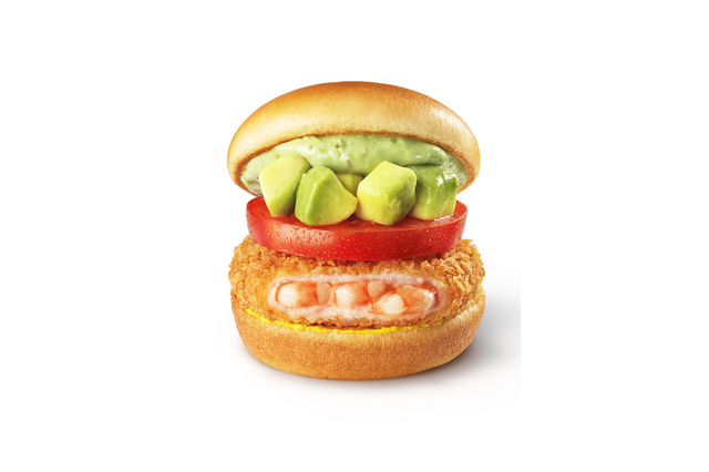 モス、初夏限定の海老バーガー2種を発売！アボカド海老カツ＆匠味の海老エビフライ 画像
