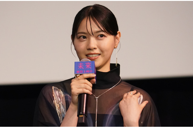 西野七瀬、育てている苔に夢中「頭いっぱいですみません」…映画『未来』舞台挨拶で笑い 画像