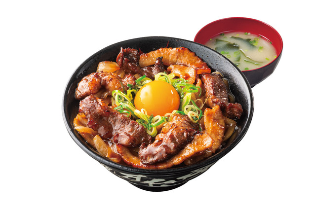 伝説のすた丼屋、牛カルビ×豚トロの厚切り焼肉丼が登場！6月1日より期間限定発売 画像