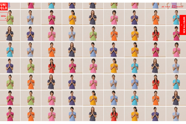 上海美人が大集合！　88人分のムービーがユニクロ特設サイトで公開に 画像