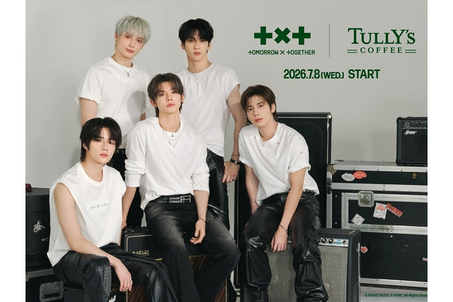 TXT、7月8日より「タリーズ」と豪華コラボ決定！韓国が感じられるメニューに限定グッズ販売 画像
