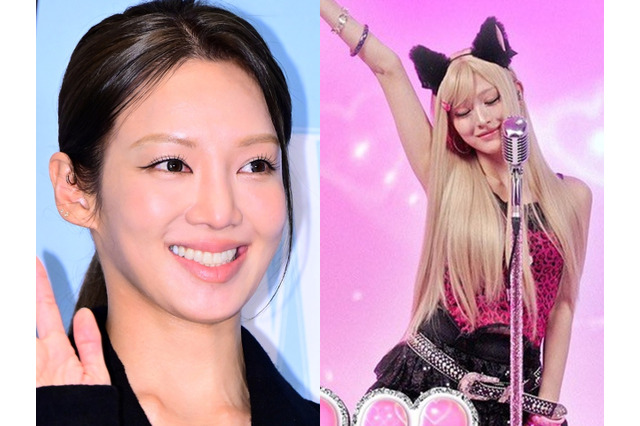 少女時代・ヒョヨン、“ギャルキャラ”で話題の韓国アイドルと爆笑コラボ！豪快「ヤッホー」に現場騒然?! 画像