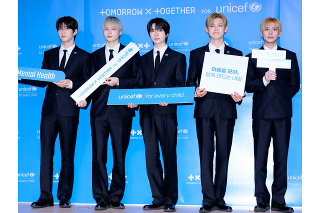TOMORROW X TOGETHER、ユニセフのグローバルパートナーとして国連キャンペーンに参加 画像