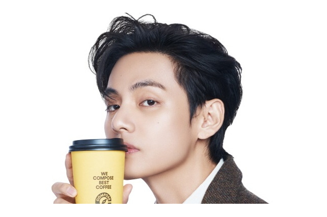 BTS・Vが広告モデル務める韓国コーヒーチェーン、マニラに1号店オープンで東南アジア進出本格化 画像