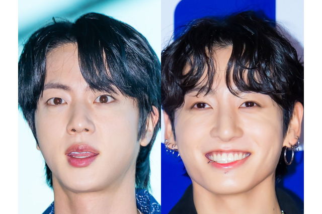 “末っ子”JUNG KOOKのお遊びに付き合う姿が「可愛すぎ」と話題！BTS・JIN、コンサートの裏側公開 画像