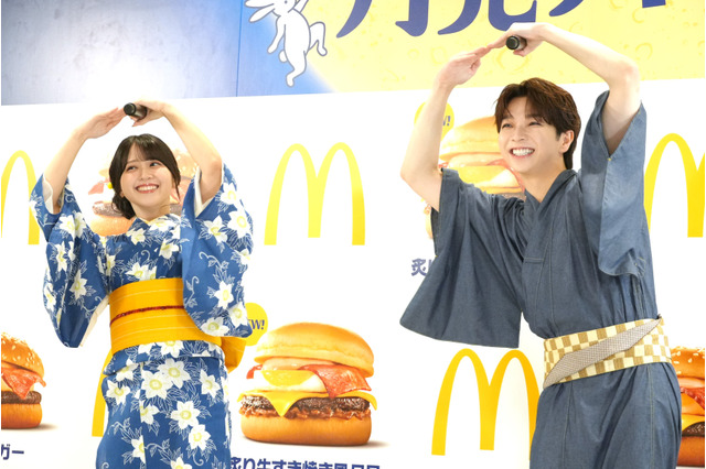M!LK・塩﨑太智、=LOVE・佐々木舞香が和装姿で登場！塩﨑が“切実な悩み”を告白 画像