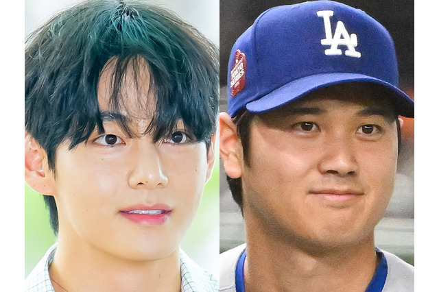 BTS・V＆大谷翔平の夢の対面から1年！MLB公式、伝説の始球式を再び公開「ビートルズ級の歓声」 画像