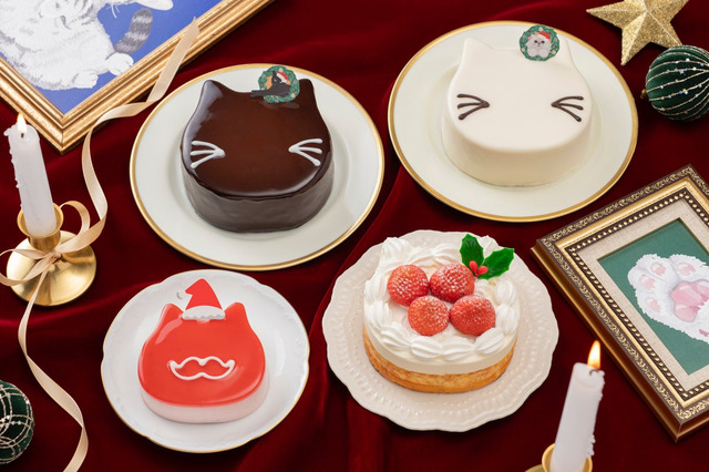 ねこねこ、限定プレート付きクリスマスケーキ3種など全4品を10月13日予約開始 画像