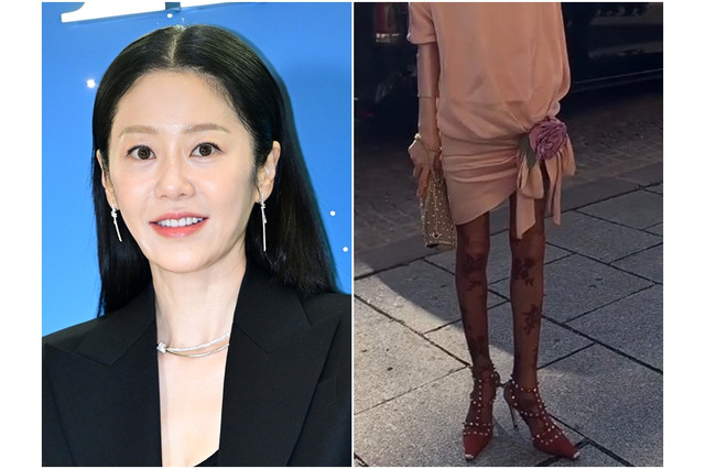 「骨のように細い」「具合が悪そう」韓国女優、パリで見せた“激ヤセ”姿に心配の声 画像