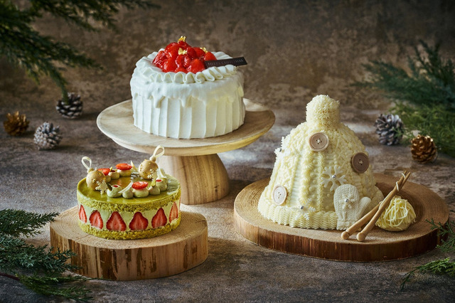 食べるのもったいない！ニット帽型などXmasケーキ3種 画像