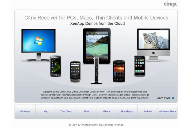 シトリックス、「Citrix Receiver for iPad」提供開始 ~ XenDesktopなどでiPadを仮想オフィス化 画像