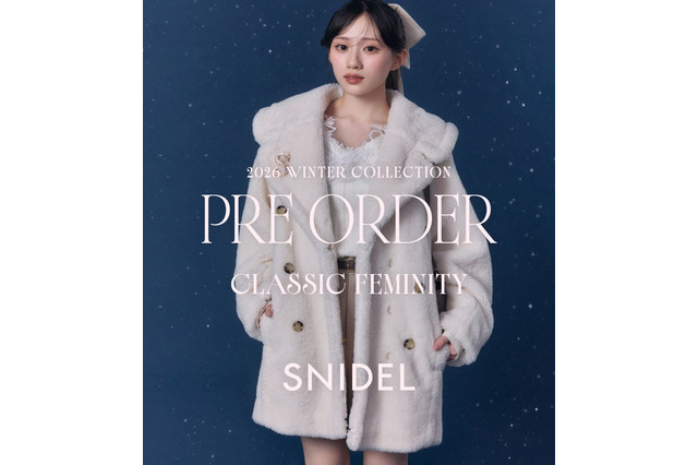 SNIDEL、乃木坂46・川﨑桜を起用した冬コレクションを先行予約 画像