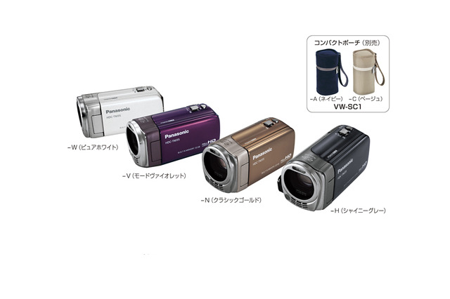 パナソニック、手ブレに強い軽量・コンパクトなビデオカメラ「HDC-TM35」 画像