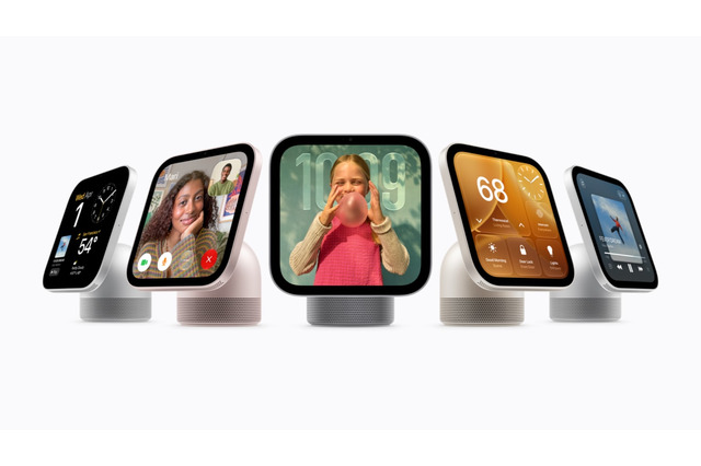 Apple、7インチ画面搭載「HomeView」発表！最大6人の顔を認識、音楽や家電操作に対応 画像