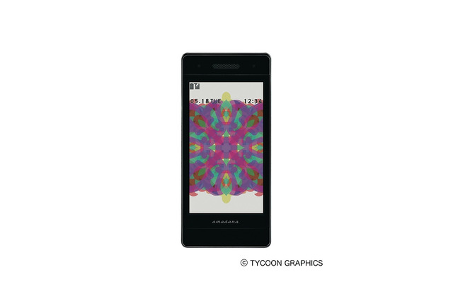 ドコモ、SMARTシリーズのamadanaケータイ「N-07B」を発売 画像