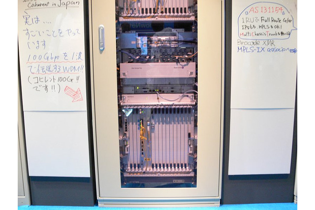 【Interop 2010(Vol.3)】1波で100Gbpsを実現するWWDM技術を年度内に製品化――日本アルカテル・ルーセント 画像