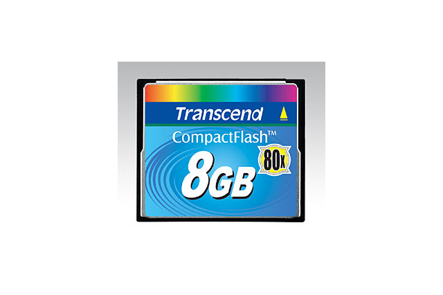 トランセンド、8Gバイトの80倍速コンパクトフラッシュを発売 画像