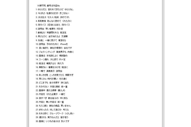 「友達と 一緒に受けて 俺落ちる」就活生が詠む川柳30選 画像