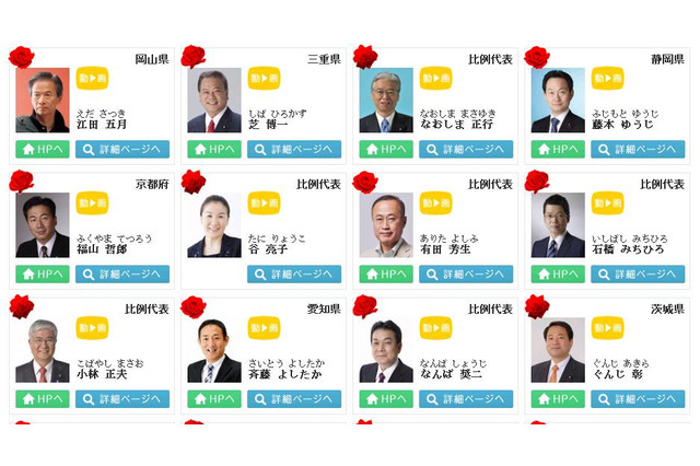 参院選民主党比例区で上位当選した谷亮子候補、実はHPなし!? 画像