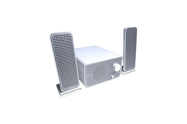 TDK、フラットスピーカーを採用した2.1chサウンドシステムのホワイトモデルを限定販売 画像