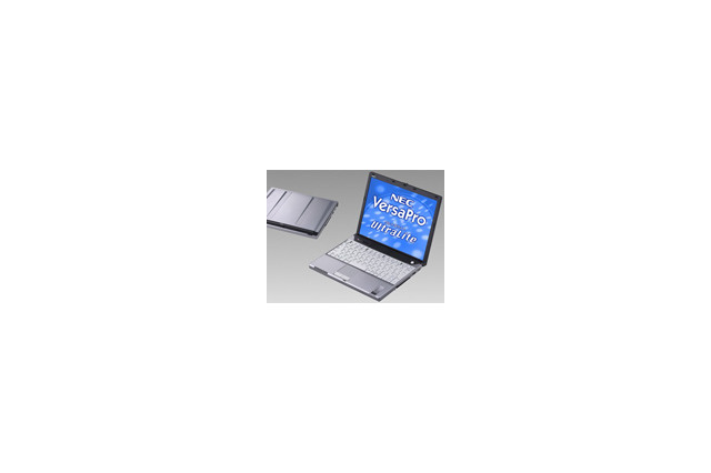 NEC、重さ996gで7時間のバッテリー駆動が可能なビジネス向けモバイルノート 画像