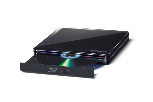 バッファロー、3D対応ポータブルBlu-rayディスクドライブ 画像