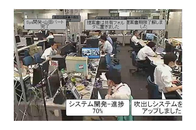 OKI、遠隔オフィスの人とも自然にコミュニケーションできる次世代技術を開発 画像
