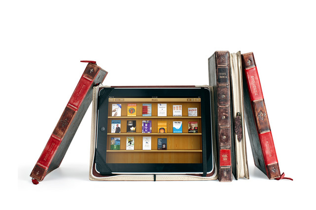 フォーカル、古い洋書のようなデザインのiPadインナーケース「BookBook for iPad」 画像