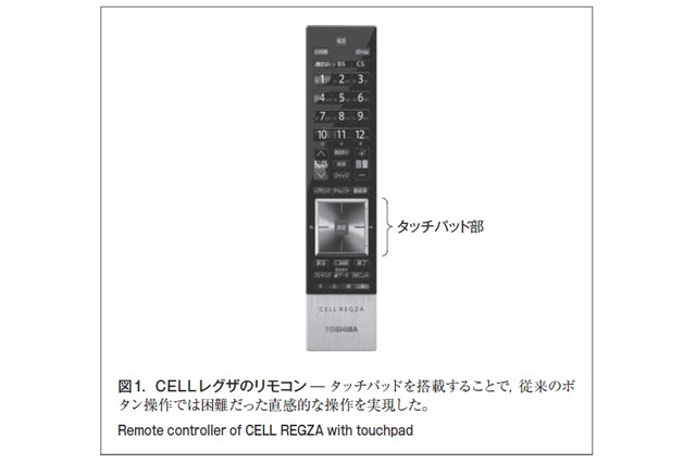 【テクニカルレポート】CELLレグザリモコン用タッチパッドのストローク認識技術”……東芝レビュー 画像