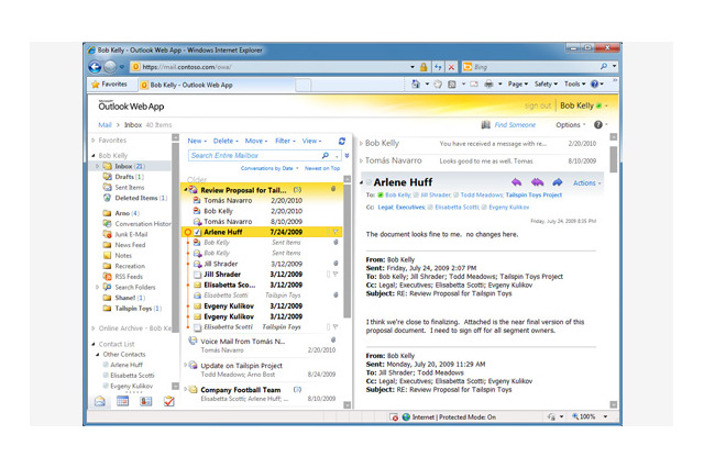 米マイクロソフト、企業向けクラウドサービス「Office 365」のベータ版発表 画像