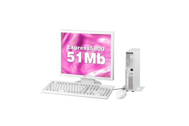 NEC、国内最小クラスのワークステーション「Express5800/50」シリーズの新製品を発売 画像