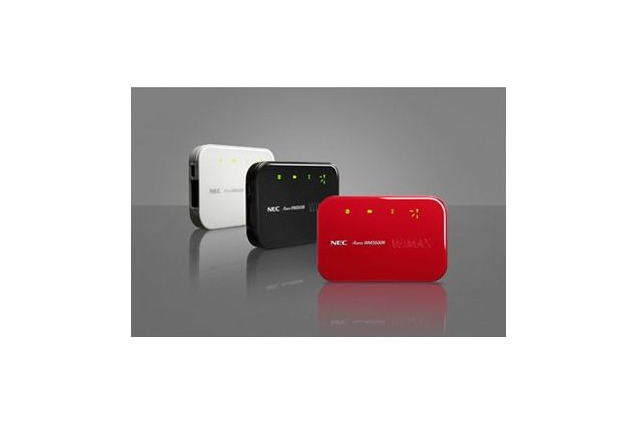 NECアクセステクニカ、8時間連続駆動のモバイルWiMAXルータ「AtermWM3500R」 画像