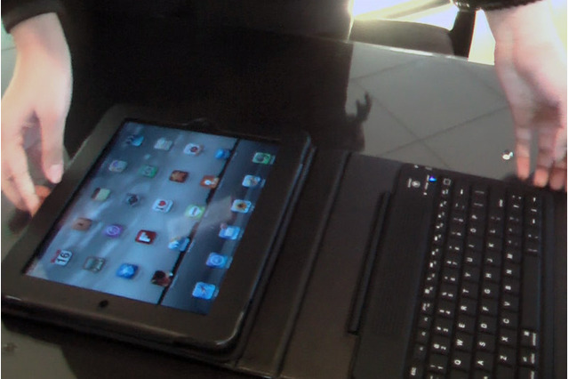 【OLデジモノ日記(Vol.13)】iPadの便利アイテム……「iPad case with Keyboard」 画像