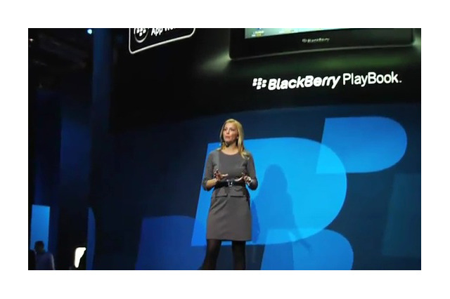 【CES 2011:動画】RIM、「BlackBerry PlayBook」をずらり展示 画像