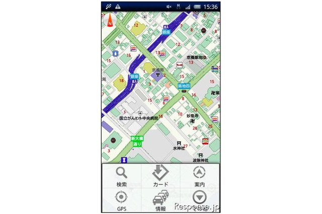 いつもNAVI、ソフトバンクのAndroid端末に無料提供 画像