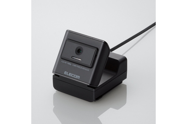 エレコム、500万画素静止画撮影が可能な高解像度webカメラ 画像