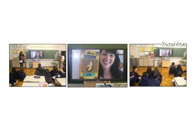 港区芝小学校でインターネット英語学校の体験授業 画像