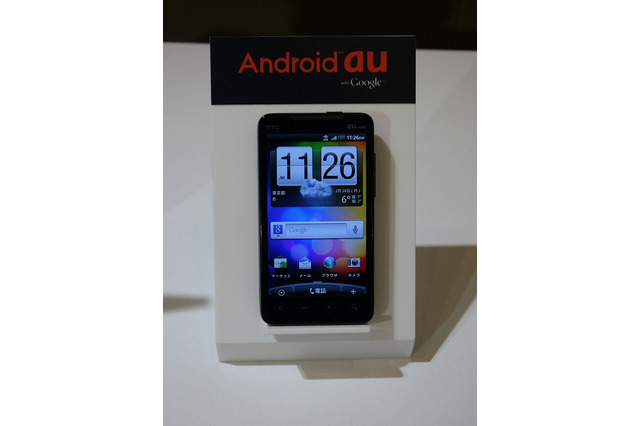 動画でチェックするWiMAX対応スマートフォン「htc EVO WiMAX ISW11HT」 画像