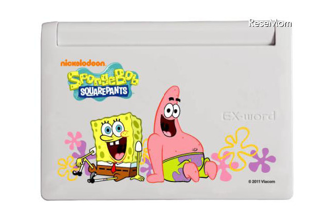スポンジ・ボブが電子辞書に「SpongeBob×EX-word」限定販売 画像