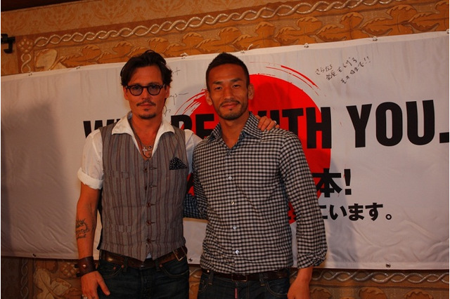 髪切って“さわやか”ジョニー・デップが日本にエール！ 米で特別会見 画像