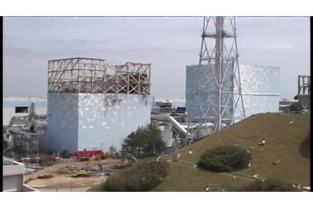 【地震】福島第一原発の原子炉建屋などを撮影した映像、東京電力が公開 画像