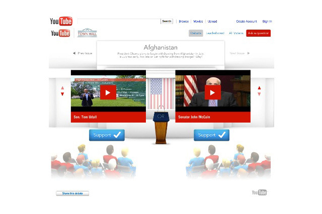 YouTube、議員の仮想討論プラットフォームを開設 画像