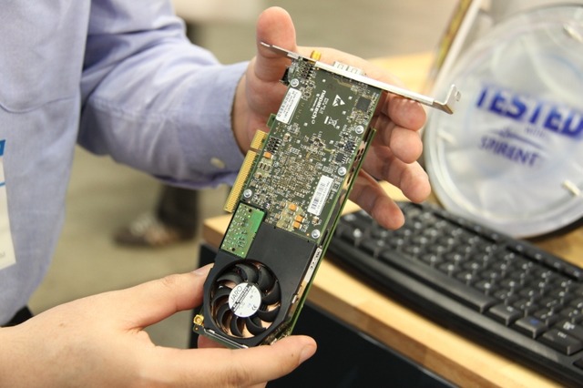 【Interop Tokyo 2011（Vol.29）：動画】Napatech、40GbE対応のパケットキャプチャボード「NT40E2-1 Capture」 画像