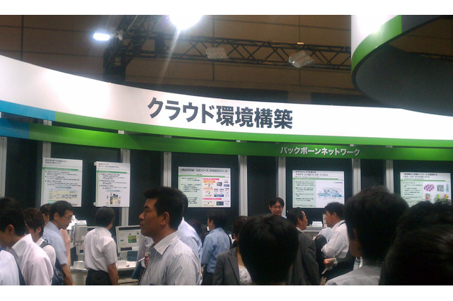 【Interop Tokyo 2011（Vol.30）】NECビッグローブ、最短5分でサーバ構築やリソース変更が可能なIaaSを展示デモ 画像