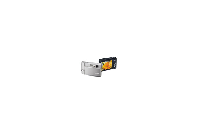 ソニー、手ブレ補正+ISO1,000対応+3型液晶の720万画素デジカメ「サイバーショット DSC-T30」 画像