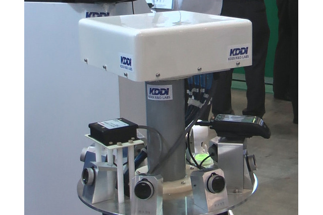 【WTP2011(Vol.9)】KDDI研究所、電波の到来方向を可視化するシステム 画像