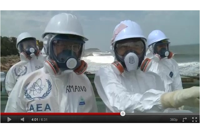 IAEA天野事務局長が福島第一原発を視察 画像