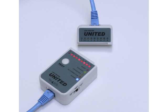 イーサネットケーブルのテストを行う「LANテスター『UNITED』」が発売 画像