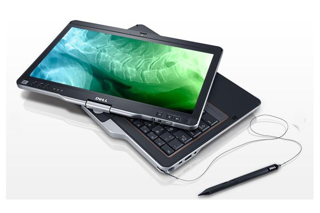 液晶の180度回転と折りたたみが可能な13.3型タッチ液晶ノート「Latitude XT3」 画像